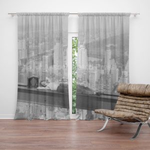 Zatemňovací závěs Zedník na traverze: 2ks 140x250cm