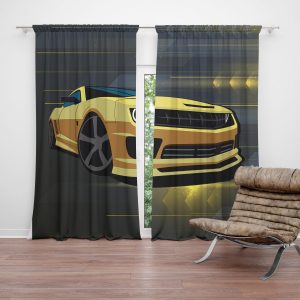 Zatemňovací závěs Chevrolet Camaro Pruhy: 2ks 140x250cm