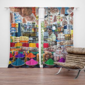 Zatemňovací závěs Barevné koření: 2ks 140x250cm