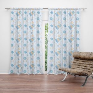 Zatemňovací závěs Zvonkohra: 2ks 140x250cm